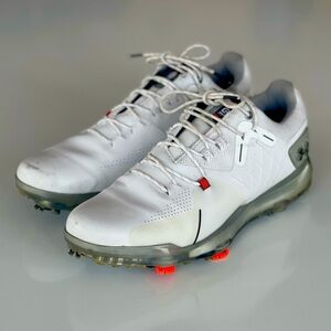 Under Armour UA Jordan Spieth 4 GTX Gore-Tex White Golf Shoes